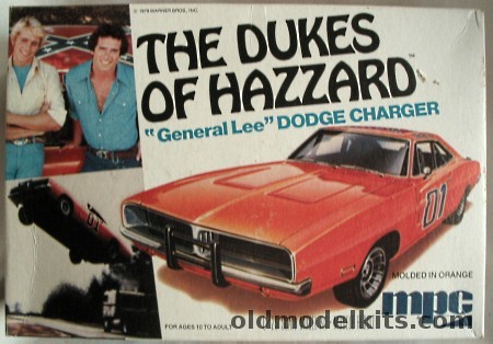 MPC 1/25 Dukes Of Hazzard General Lee Dodge Charger - From The Television Show, 10661 plastic model kit